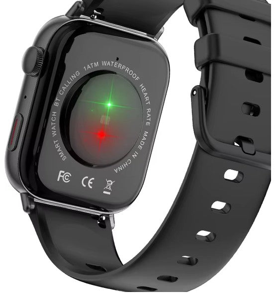 Dos de la montre avec capteurs de fréquence cardiaque et d'oxygène